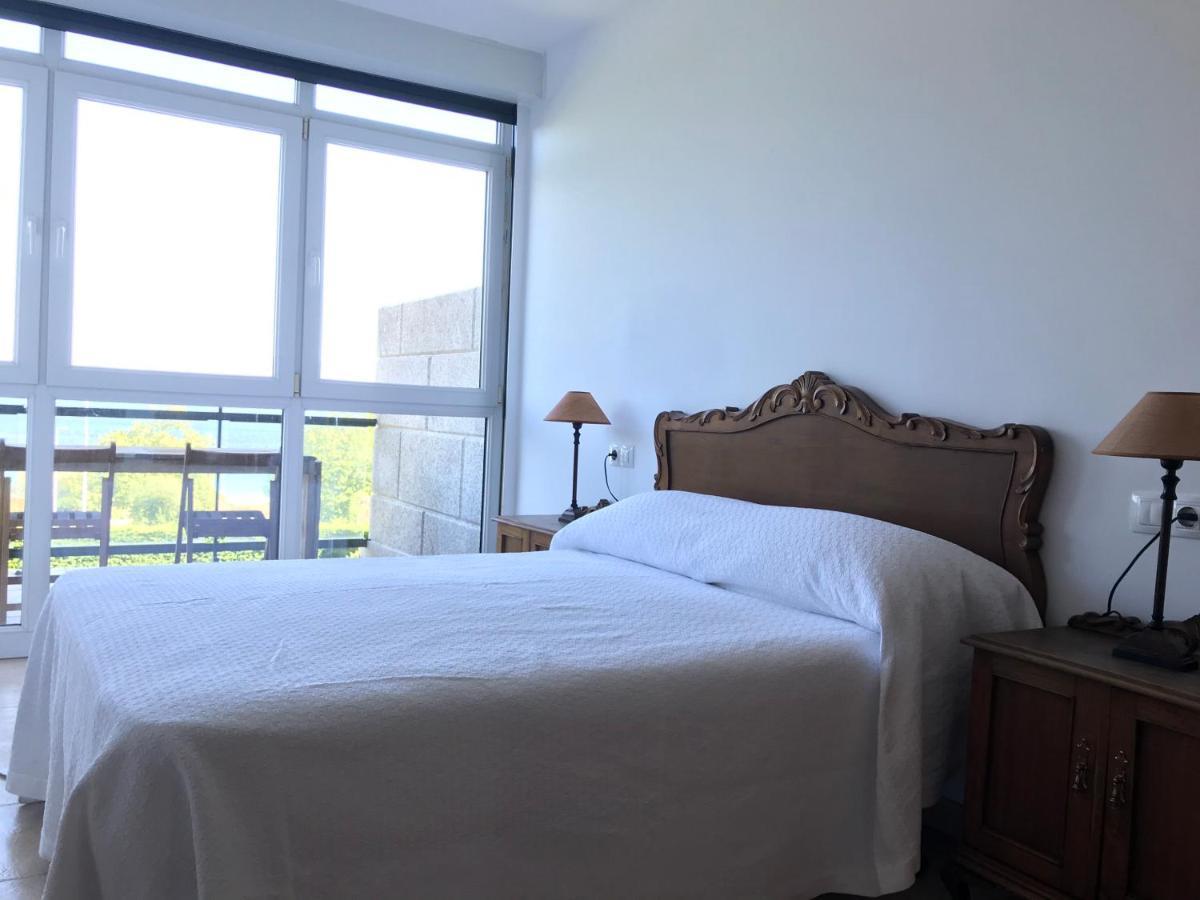 Apartamento Con Terraza Primera Linea De Playa Finisterre Exteriör bild