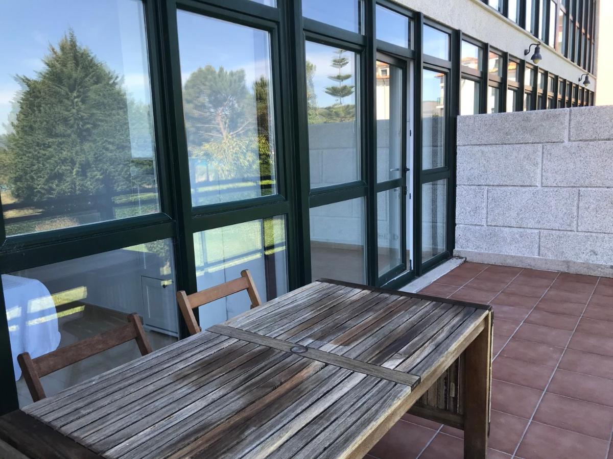 Apartamento Con Terraza Primera Linea De Playa Finisterre Exteriör bild